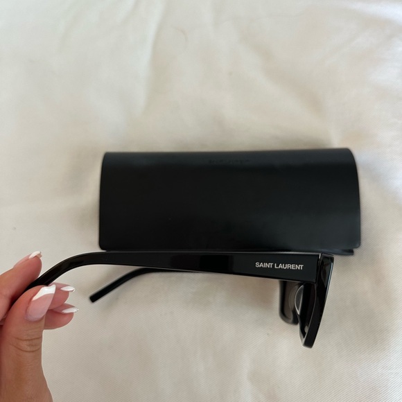 SAINT LAURENT Black Mica Sunglasses - Picture 8 of 9